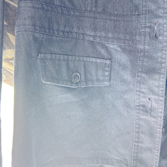 Soft Denim Blazer Jacket - Picture 4 of 5